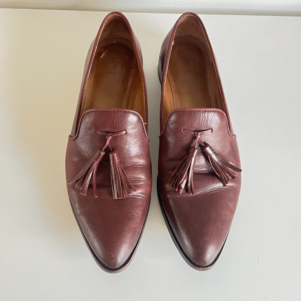 Frye Erica Venetian Leather Tassel Loafers Womans 7.5M